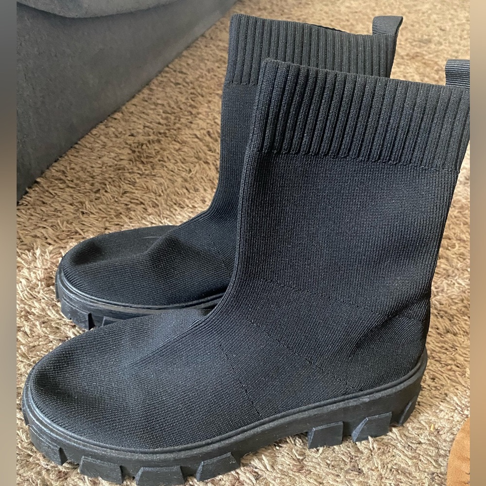 Black boots